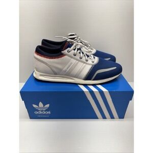 Size 11 - Adidas Los Angeles White/Blue/Orange S42026